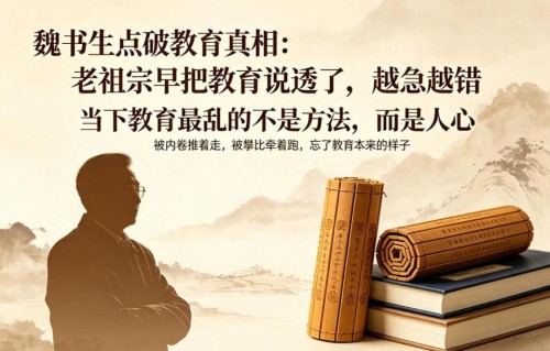 恍然大悟！魏书生点破教育真相：老祖宗早把教育说透了，越急越错