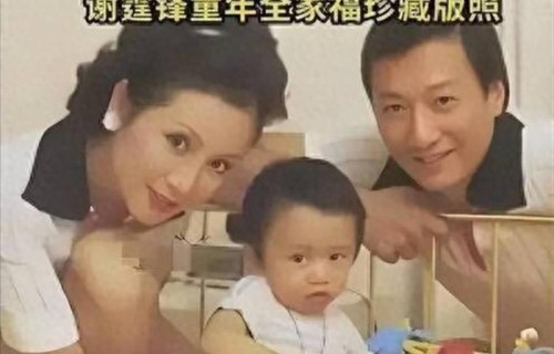 80年代居家珍贵旧照,谢贤 狄波拉 陪着婴儿谢霆锋,画面温馨少见