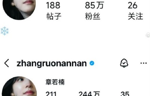 章若楠的海外人气和国内人气相比如何？
