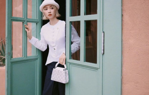 宋茜金发造型亮相LV摩洛哥高珠活动，演绎法式优雅|路易威登（LV）|格调|简约