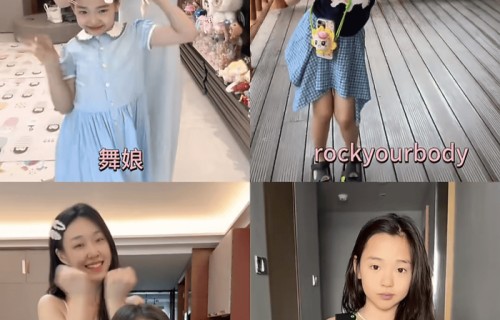 高云翔蹲地陪女儿跳手势舞，这个细节太戳心！