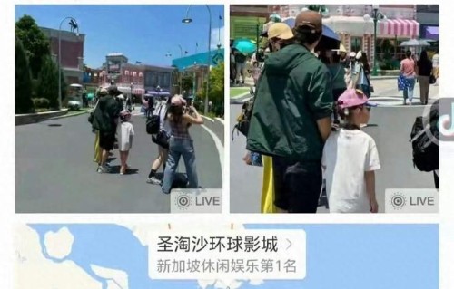 唐嫣罗晋一家游新加坡，6岁小小糖长高好多，唐嫣给老公女儿拍照|晋嫣|父亲|婚变|离婚|狗仔