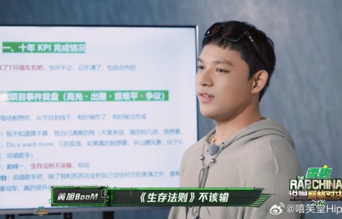 黄旭称《生存法则》不该输给刘炫廷|综艺剧情讨论|中国说唱巅峰对决|说唱巅峰对决2026|说唱|巅峰