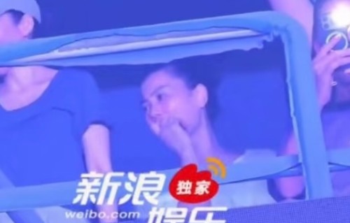 王菲现身谢霆锋北京演唱会