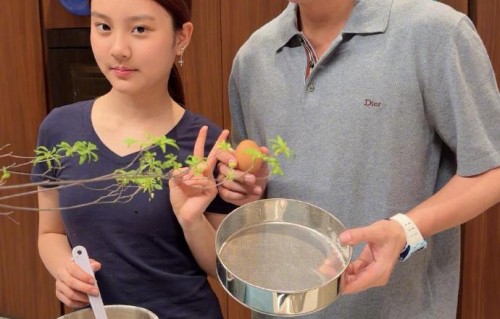 贾乃亮：42岁生日趴现场，和女儿甜馨一起用亲手做蛋糕的方式庆生|田甜一|网易新闻|艺人|三宫