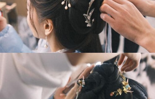「Angelababy」「新闻」240131 Angelababy新剧《相思令》开机，粉丝激动不已期待新角色|造型师|发型|发饰|故事|情感
