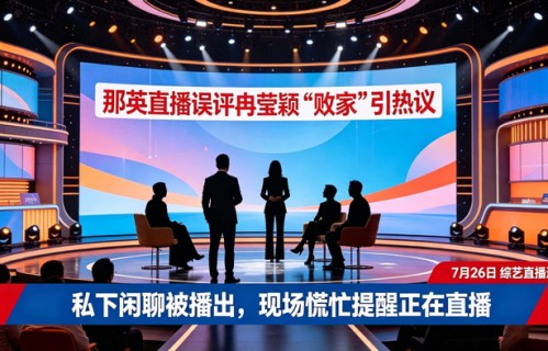 直播口无遮拦!那英评价冉莹颖败家，慌忙补救依旧掀起热议_失败者的寂寞