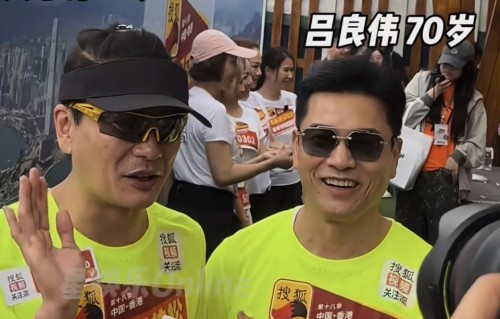 55岁陈松伶跑马拉松，体态年轻脸却苍老，和小4岁林志玲像两代人