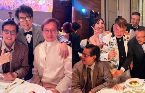 香港豪门婚宴半个港圈都来了！成龙谭咏麟曾志伟同框，佘诗曼陈百祥晒照