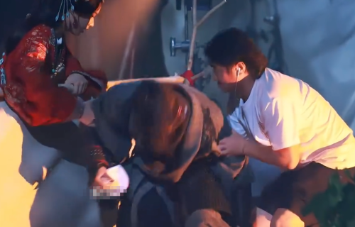 张凌赫《归鸾》片场晕倒后伤情升级！因低血糖失力重摔，两度起身失败全靠林允托举