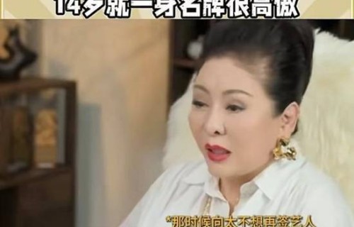 刘亦菲14岁时谈吐惊人 “向太”称富养女儿最好典范