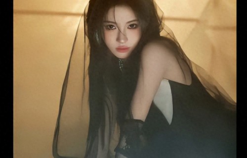 鞠婧祎黑纱长裙，温婉出镜，仙气十足！|故事|艺人|张子枫|写真|画皮